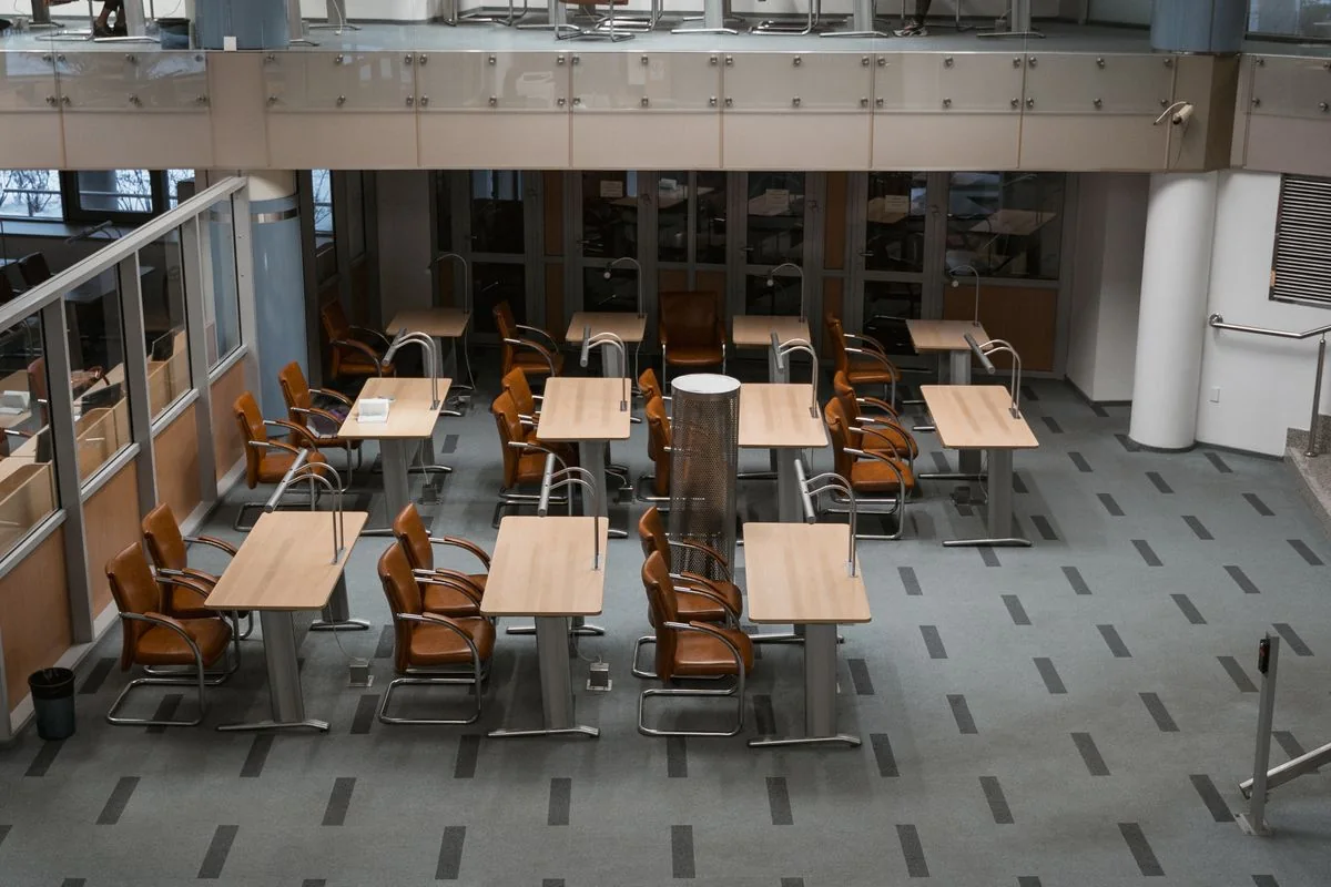Commercial building flooring project
